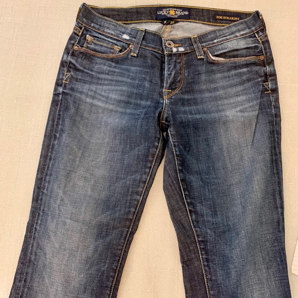 Zoe Straight by lucky brand inseam 28